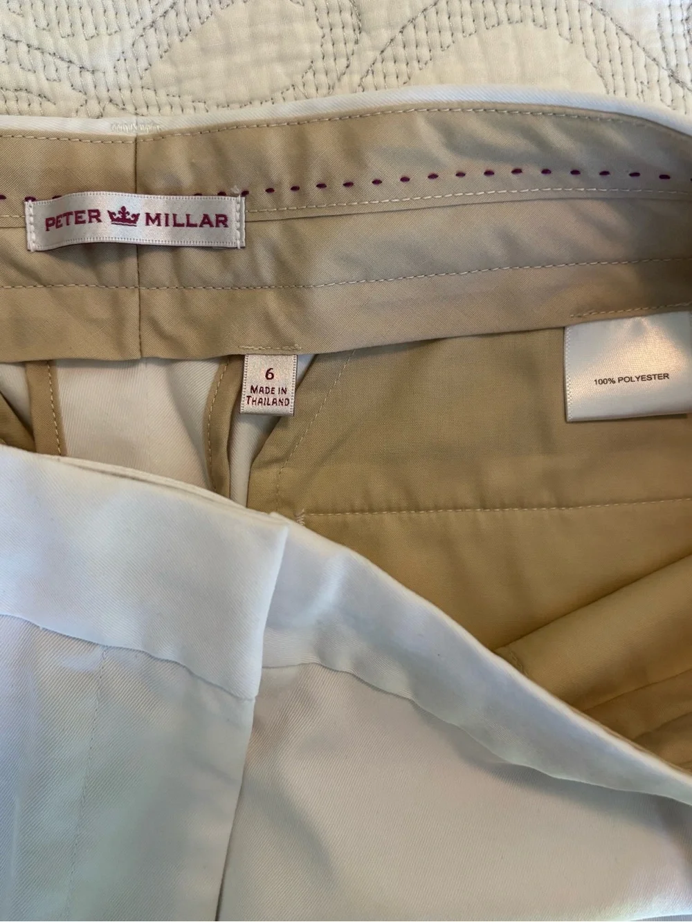 Peter Millar- White Women's Stretch Golf Ankle Pants